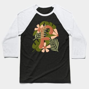 letter f for floral ^^' Baseball T-Shirt